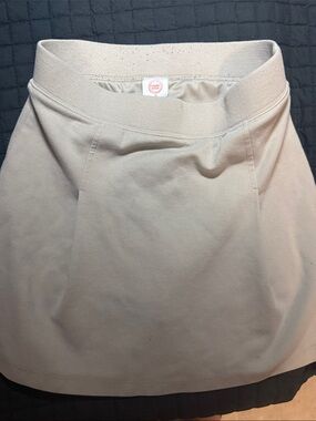 wonder nation Girls Beige/Tan Skort with Front Pocket